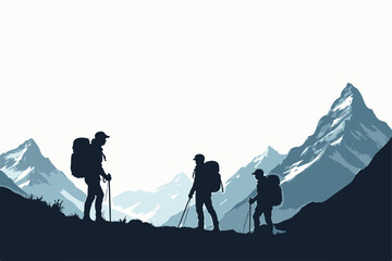 "Adventure Hike Through Mountain Peaks"