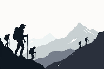 "Adventure Hike Through Mountain Peaks"