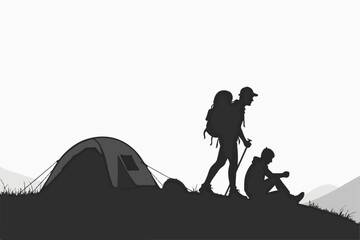 "Adventure Hike Through Mountain Peaks"