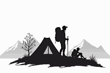 "Adventure Hike Through Mountain Peaks"