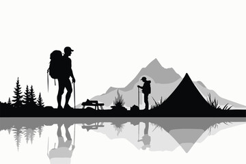 "Adventure Hike Through Mountain Peaks"