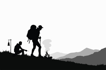 "Adventure Hike Through Mountain Peaks"