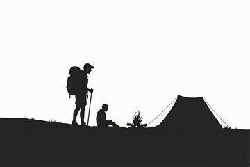 "Adventure Hike Through Mountain Peaks"