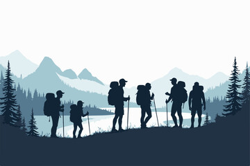 "Adventure Hike Through Mountain Peaks"