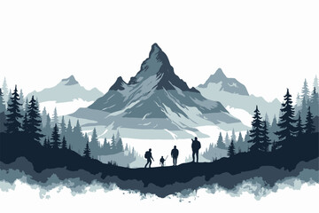 "Adventure Hike Through Mountain Peaks"