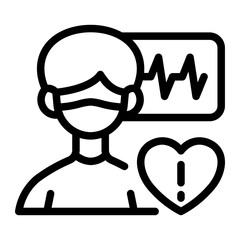 This Health problem icon is suitable for Starvation, Humanitarian, and related fields.
