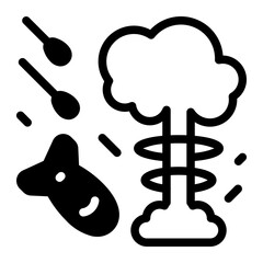 This War icon is suitable for Starvation, Humanitarian, and related fields.