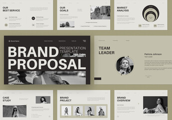 Brand Proposal Presentation Template for Identity