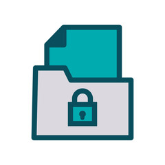 Fototapeta premium Data Breach Icon