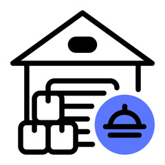 This Food storage icon is suitable for Starvation, Humanitarian, and related fields.