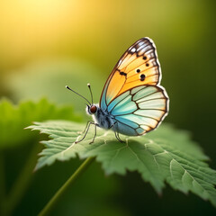 Obraz premium The Beauty of Colorful Butterflies in Nature