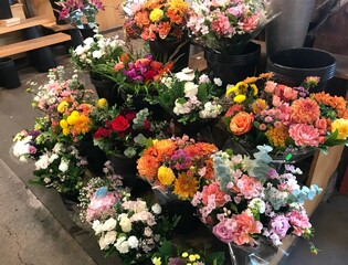 flowers in the market