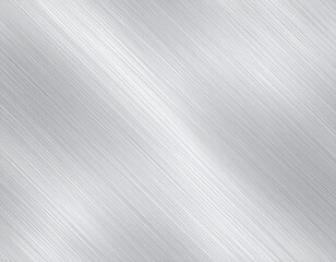 Fototapeta premium Brushed metal texture, polished silver steel background