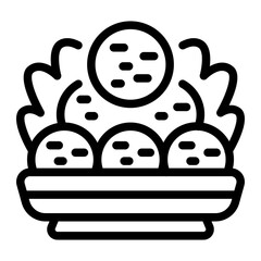 This Falafel icon is suitable for Food, World Culinary, etc.