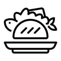 This Fish tacos icon is suitable for Food, World Culinary, etc.