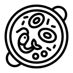 This Paella icon is suitable for Food, World Culinary, etc.