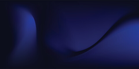 Abstract black blue wave futuristic design of landing page. retro gradient mesh style website design.eps 10