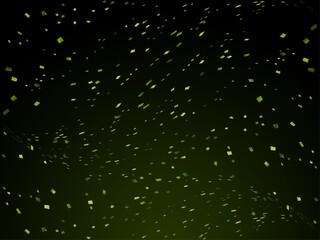 紙吹雪、4黄緑B、10波