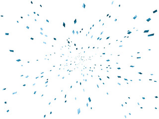 紙吹雪、5水色、2眼-100