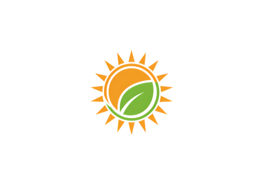 sun logo design - Powered by Adobe