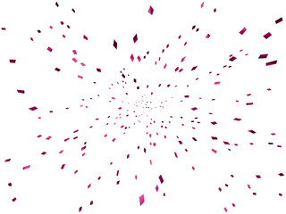 紙吹雪、12マゼンタ、2眼-100