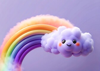 bright rainbow smoke art minimal concept