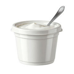 Creamy Yogurt in a Small Container: Perfect for a Healthy Snack
