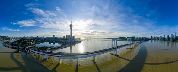 Macau Cityscape at Sunrise