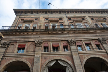The old town of Bologna, Italy
