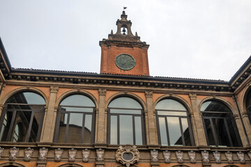 The old town of Bologna, Italy