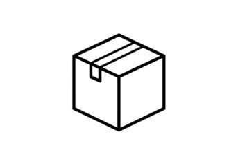 Abstract Cubic Structure: Pixelated 3D Geometric Form in Monochrome isolated on transparent background