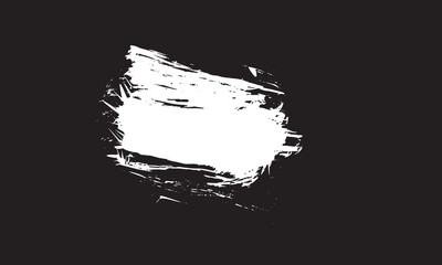 Vector brush stock, grunge white and black paint Background.Grunge Paintbrush or Paint Roller Vector Collection. Modern Textured shape Trendy Style, EPS10