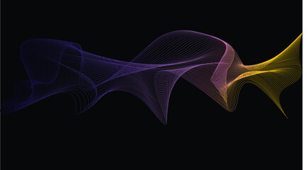 Dynamic black, natural waves JPG PNG