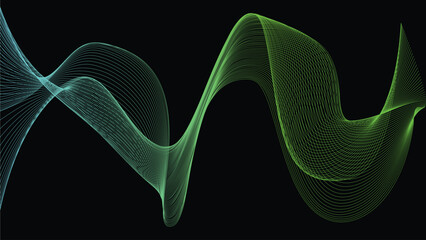 Dynamic black, natural waves JPG PNG