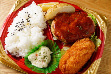 ハンバーグステーキ弁当