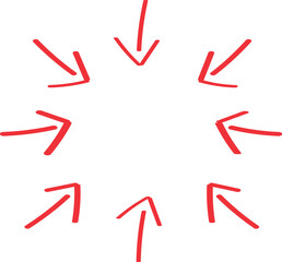 囲み矢印のアイコン