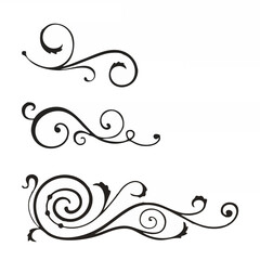 Swirl elements for design.eps