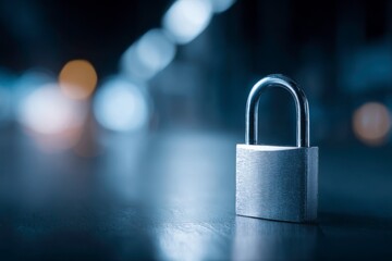 Fototapeta premium close up of a padlock