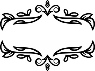 Damask frame. Hand drawn art ...