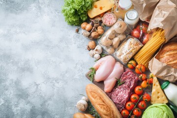 fresh vegetables and fruits