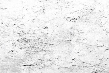 Obraz premium Textured, monochrome white stucco wall. Rough, uneven surface with subtle variations in tone