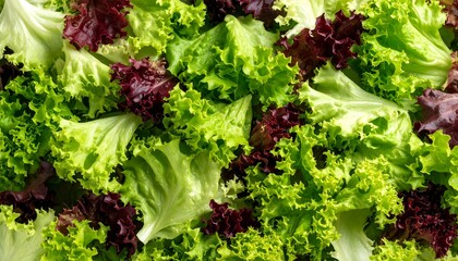 Close-up of fresh mixed lettuce