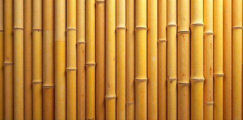 Naklejka premium Close-up bamboo texture, natural knots visible, material, rustic, repeat