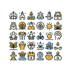 wellness Icons set