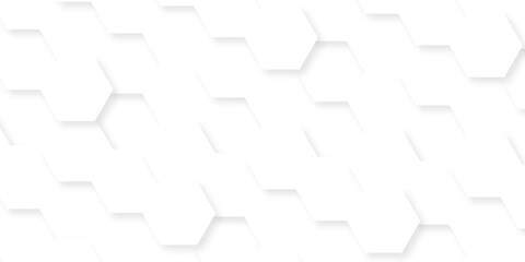 Abstract white background with hexagons. Abstract hexagon polygonal pattern background vector. seamless bright white abstract honeycomb background.	
