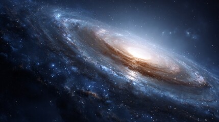 Photorealistic Outer Space with Stars and Nebula