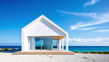 Obraz premium modern house on the beach