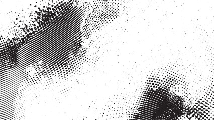 black and white halftone pattern metal grid Dotted halftone gradient texture. halftone dots gradient pattern texture isolated on white background. 
