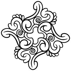 Batik Sundanese Element Decoration Art