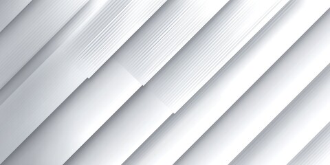 Obraz premium Abstract white diagonal layered design